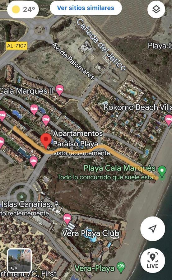Atico Paraiso Beach Con Piscina Privada Vera Luaran gambar